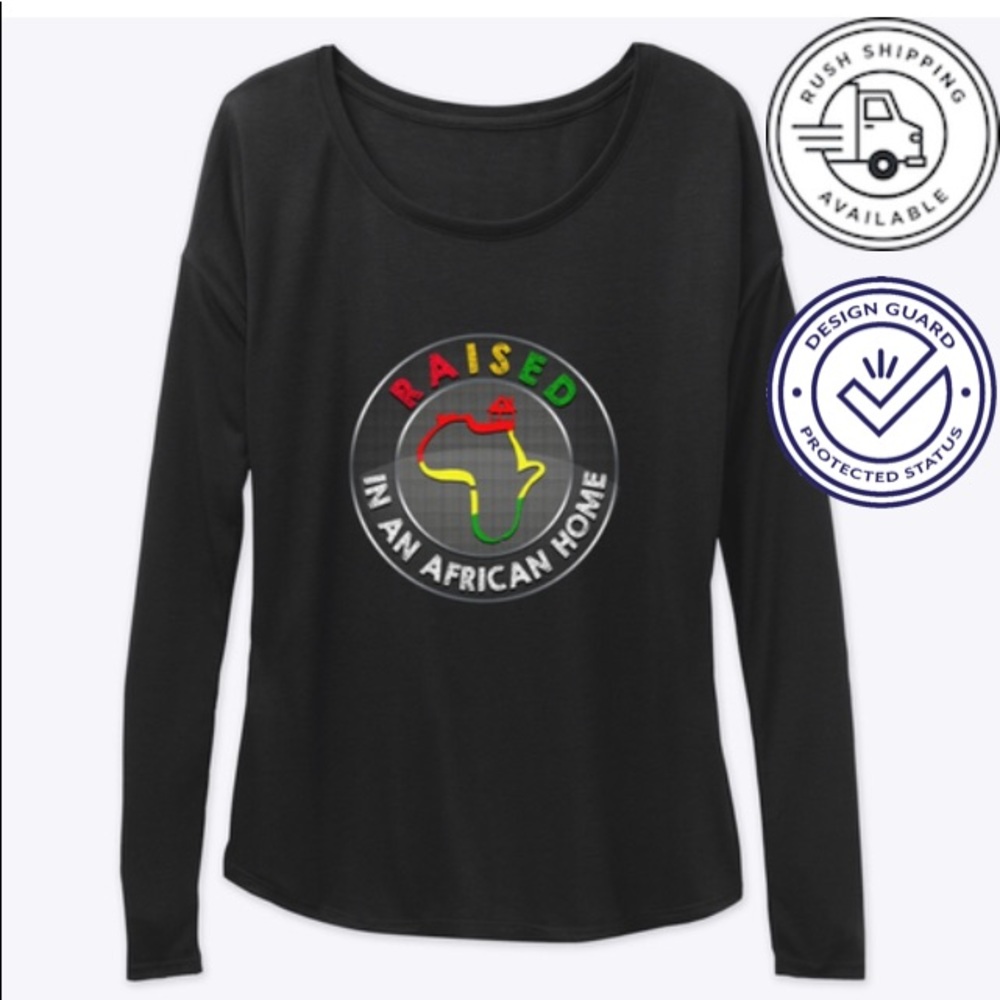 Raised in an African Home long sleeve